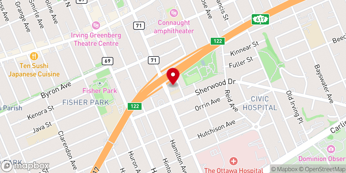 Map showing location of St. Mark & St. Mary of Egypt Coptic Orthodox Church