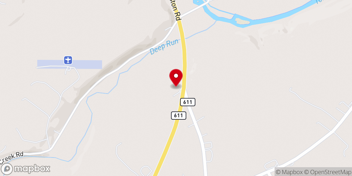 Map showing location of Cactus Grill