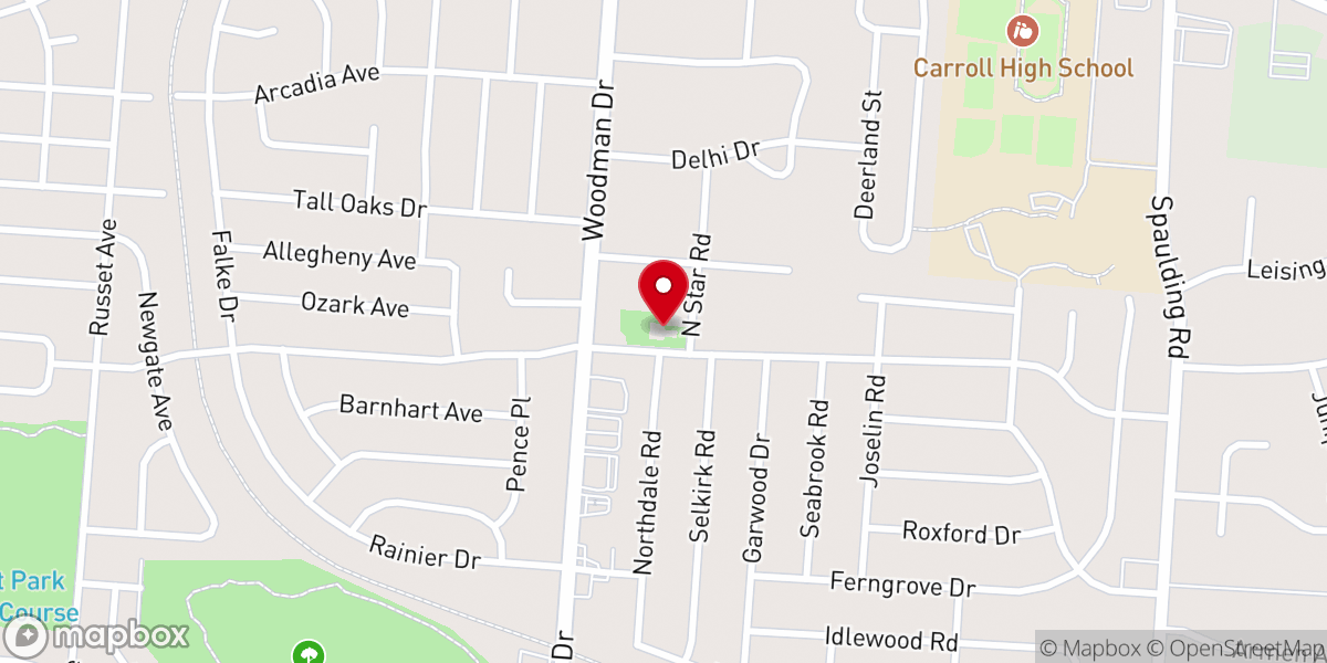 Map showing location of Eastmont United Methodist Church
