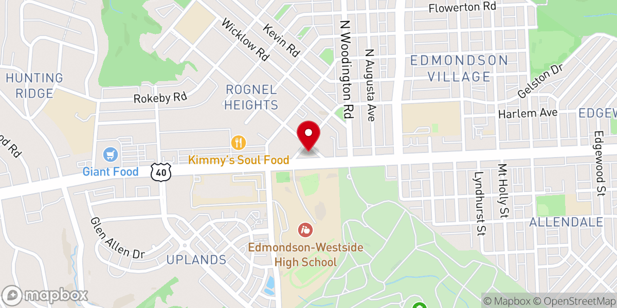 Map showing location of Church of God