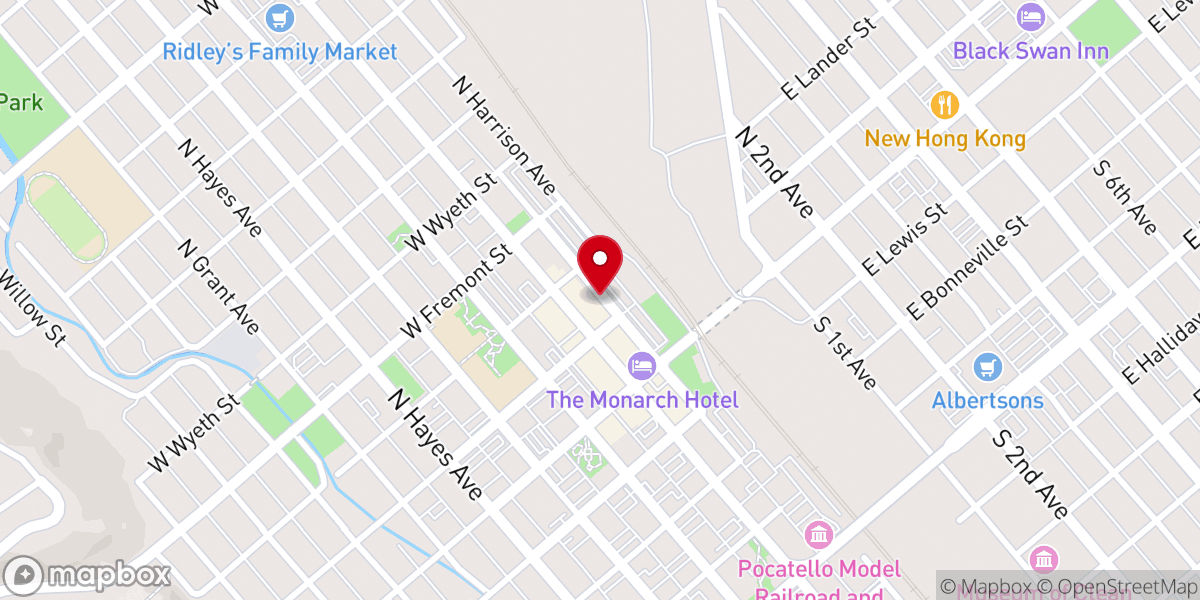 Map showing location of Purpose Center