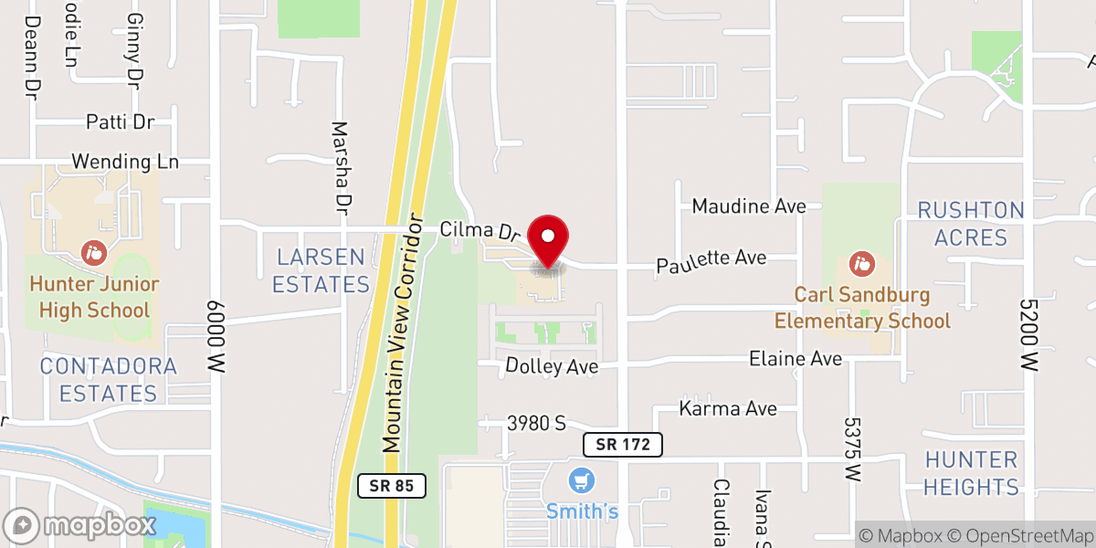 Map showing location of ValleyLight Church