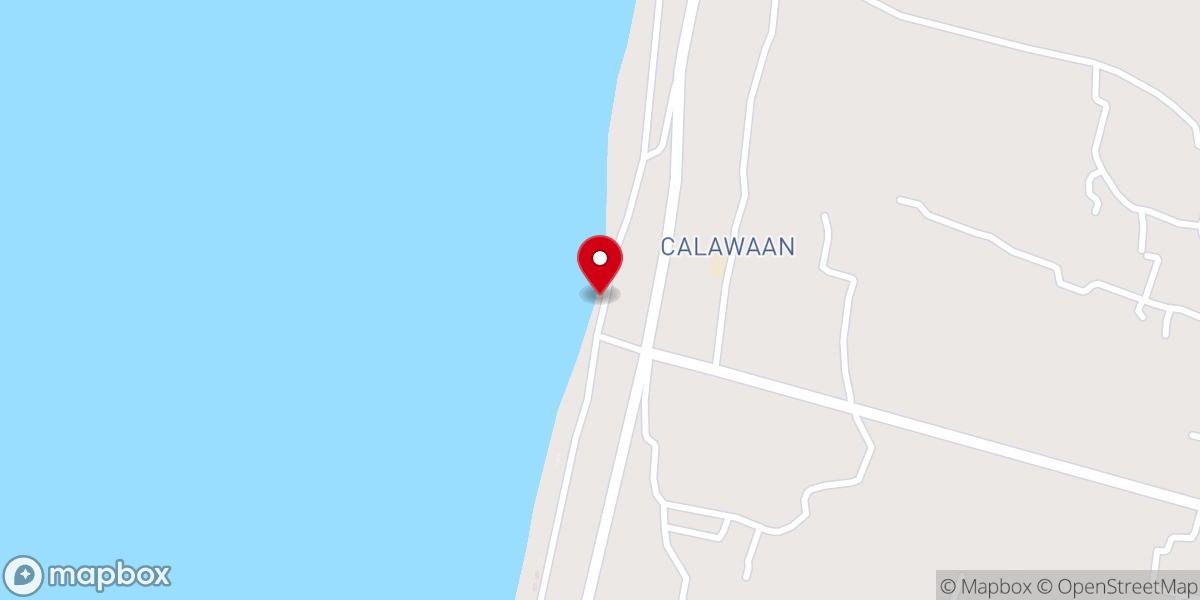 Map showing location of Sta. Catalina Beach