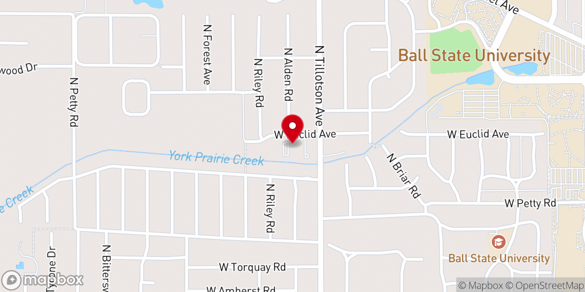Map showing location of Northside Church of God