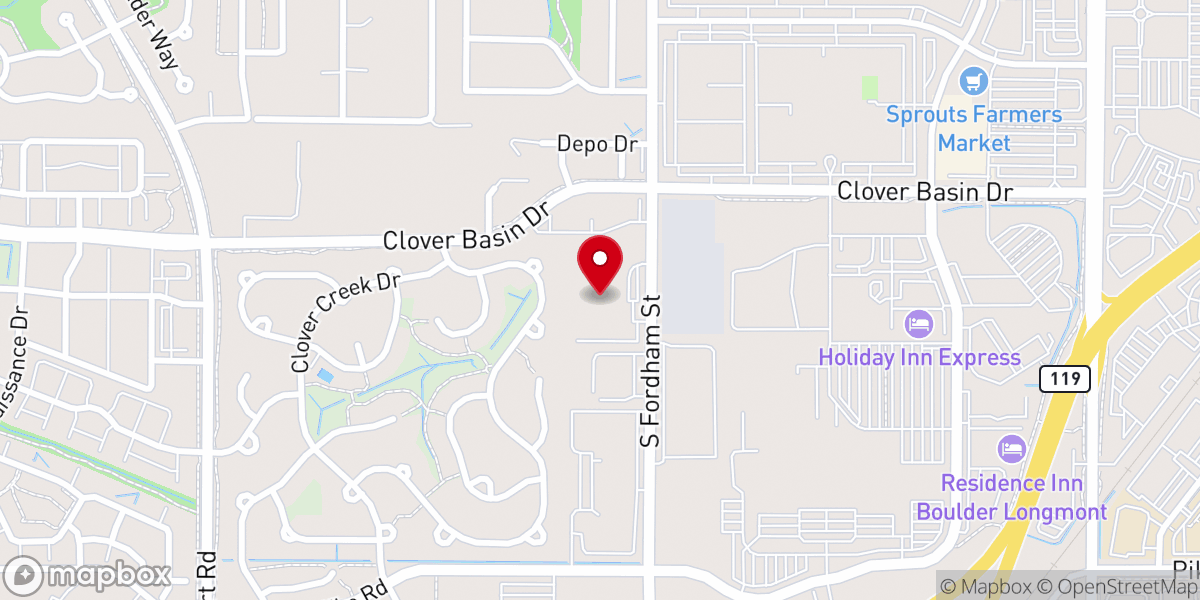 Map showing location of Victory Church