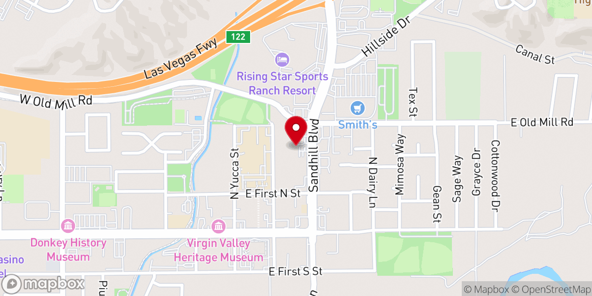 Map showing location of Christian Community Church