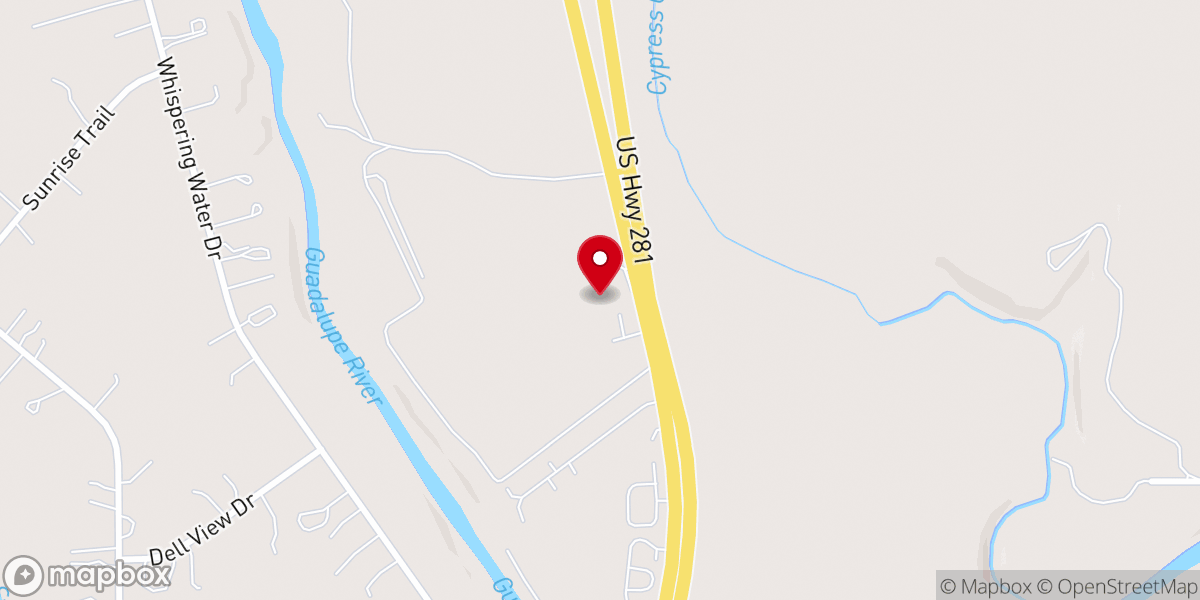 Map showing location of Iglesia Nuevo Amanecer