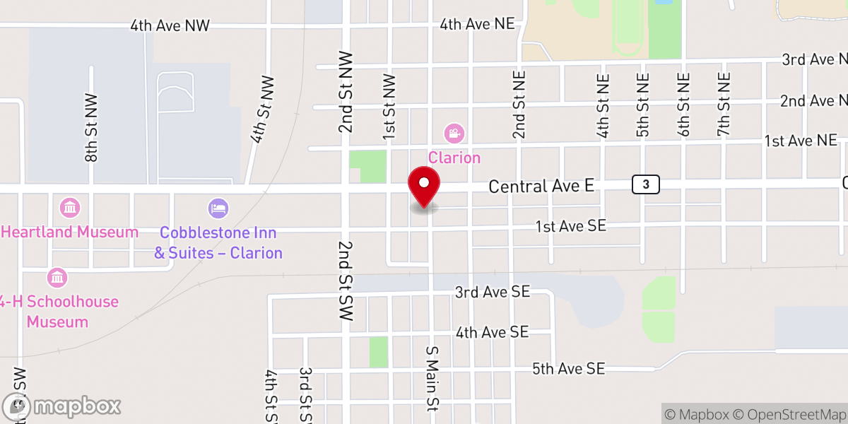 Map showing location of IGLESIA PENTECOSTES PENIEL