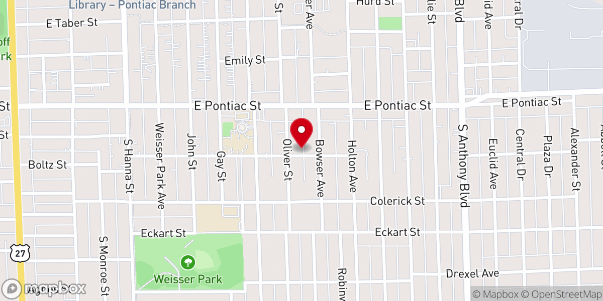 Map showing location of New Grace