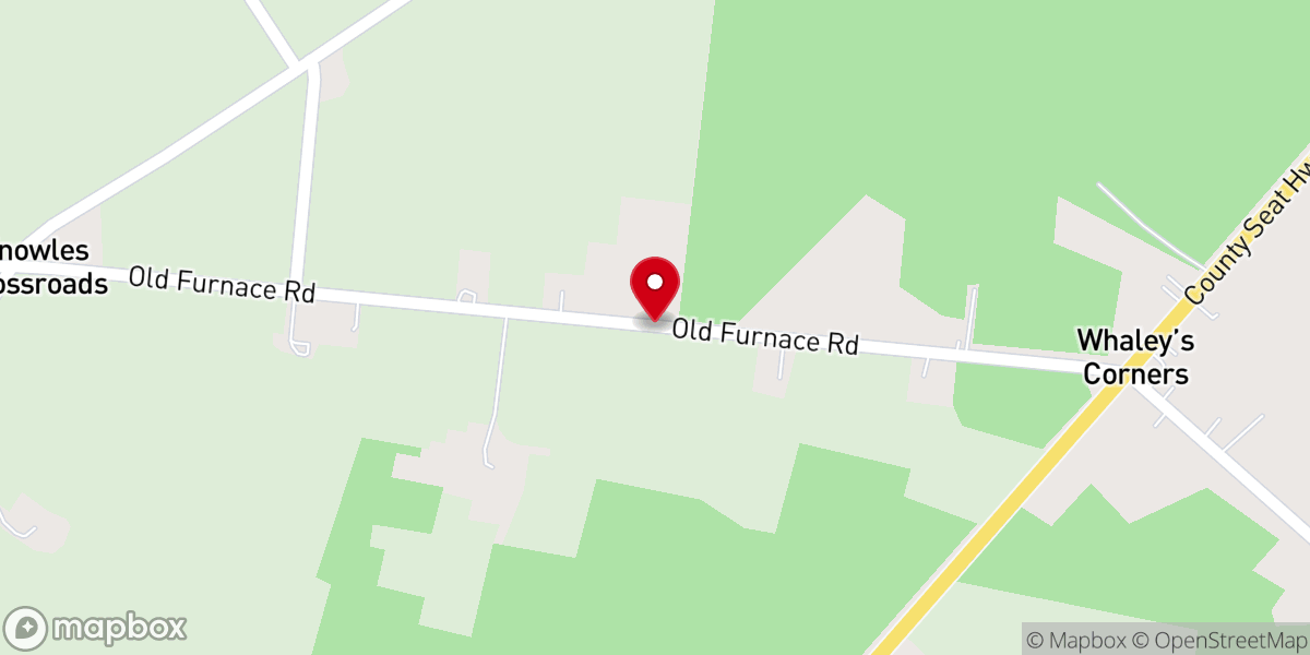 Map showing location of St John's Church Hall