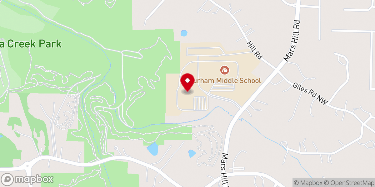 Map showing location of HighPoint Church