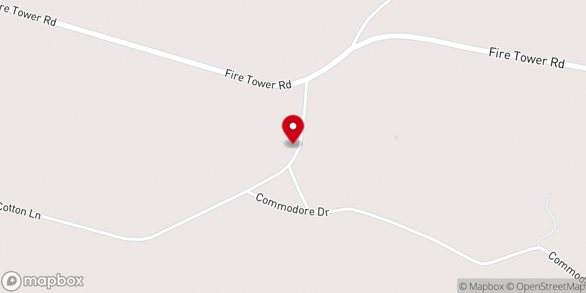 Map showing location of Pleasant Hill Baptist Church