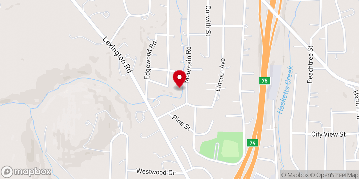 Map showing location of Episcopal Church of the Good Shepherd