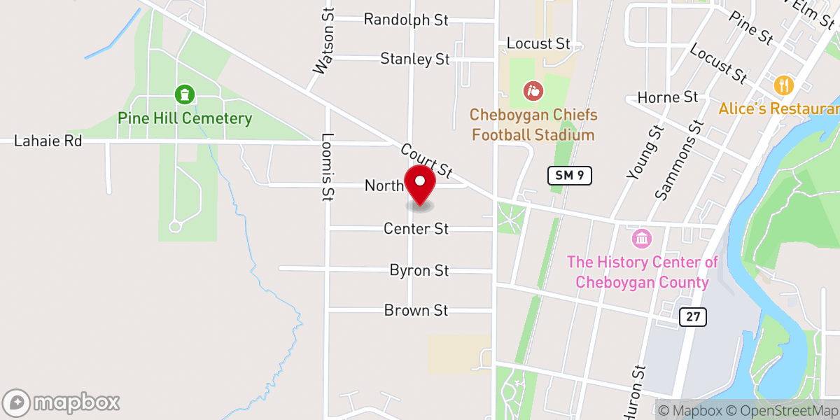 Map showing location of Northshore Community Church