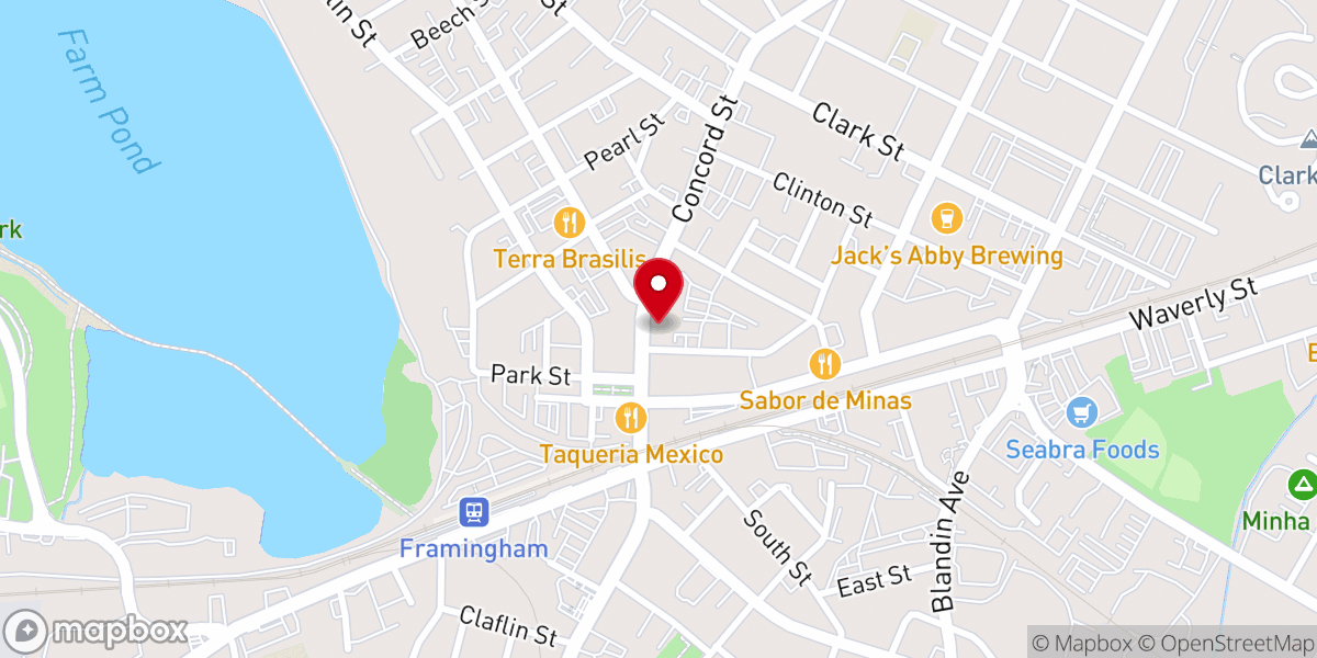 Map showing location of Batista Agape Church