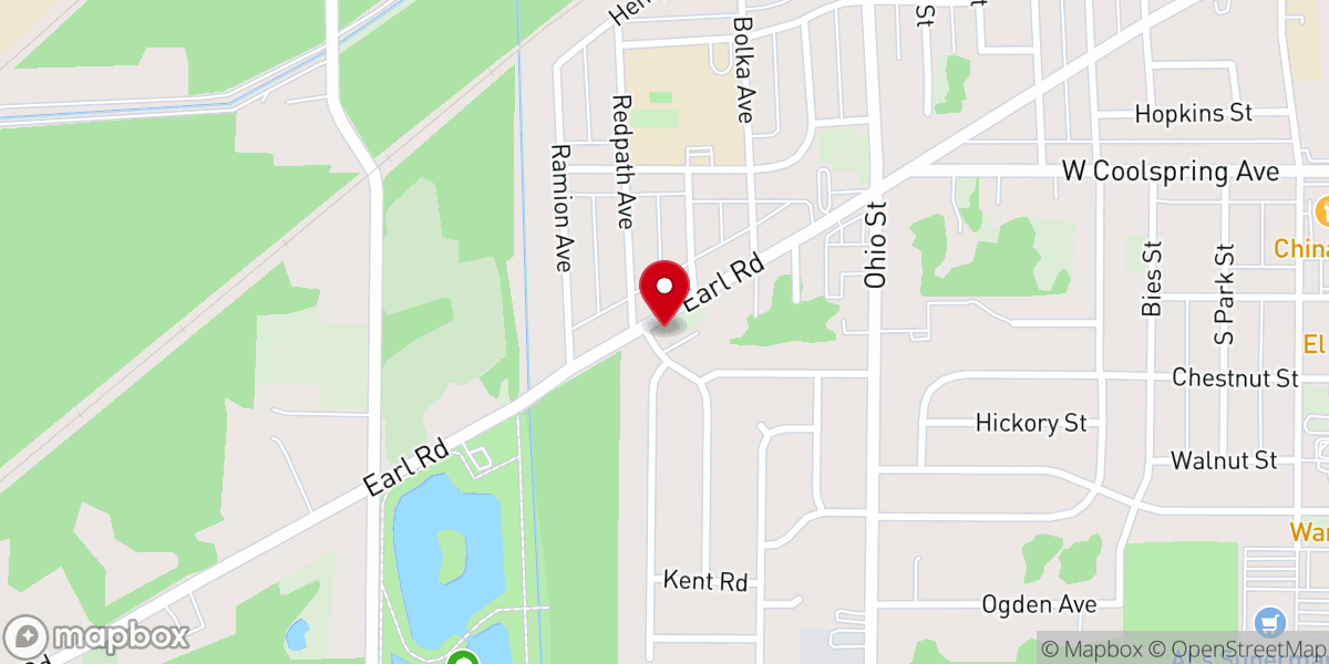 Map showing location of Apostolic Lighthouse Church