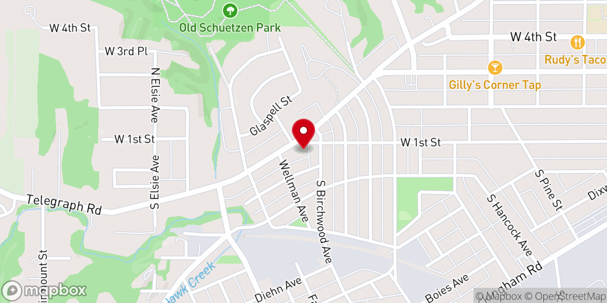 Map showing location of Living Hope Community Church