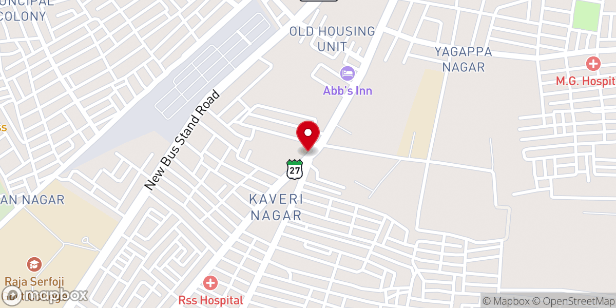 Map showing location of Carmel Infant Jesus Shrine