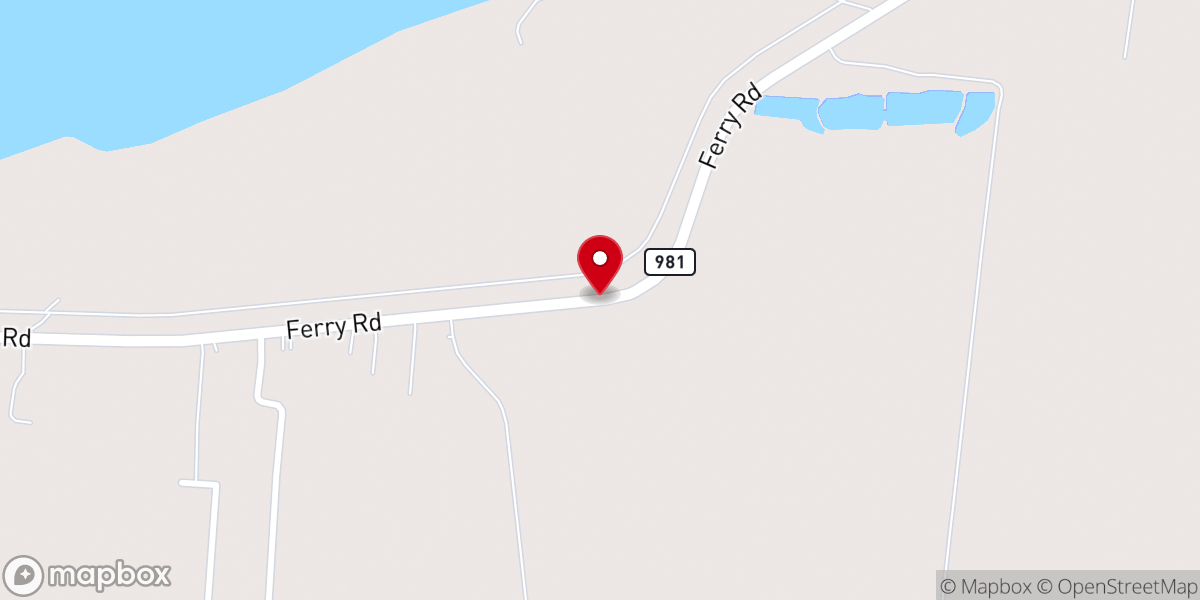 Map showing location of Hope Ministry of Pointe Coupee, Inc.