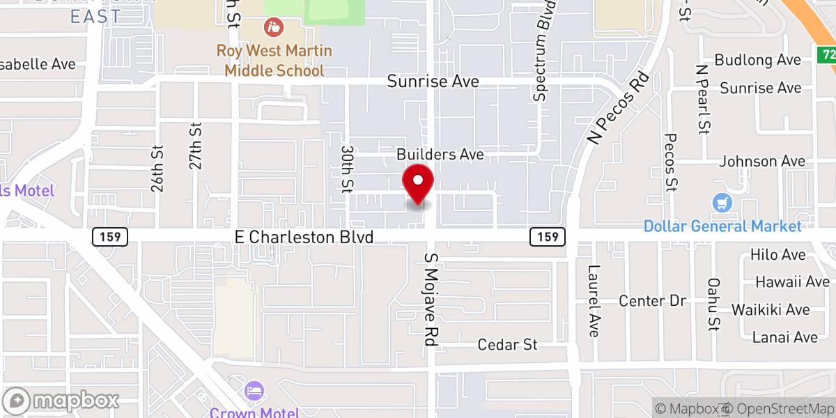 Map showing location of Church Of The Americas