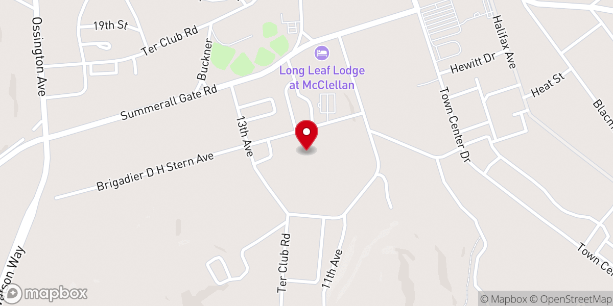 Map showing location of Anniston, AL 36205