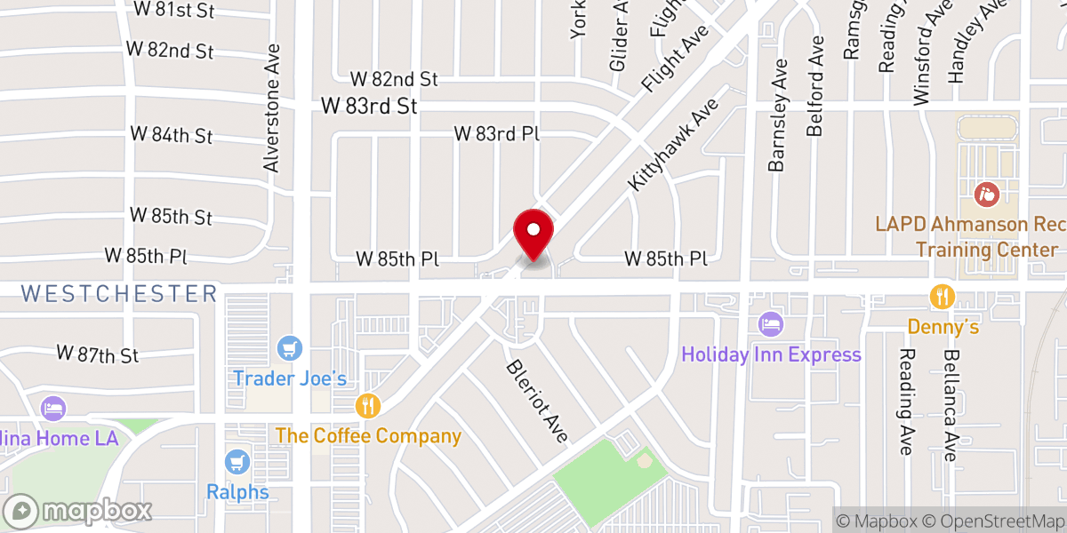 Map showing location of Cornerstone Church Westchester