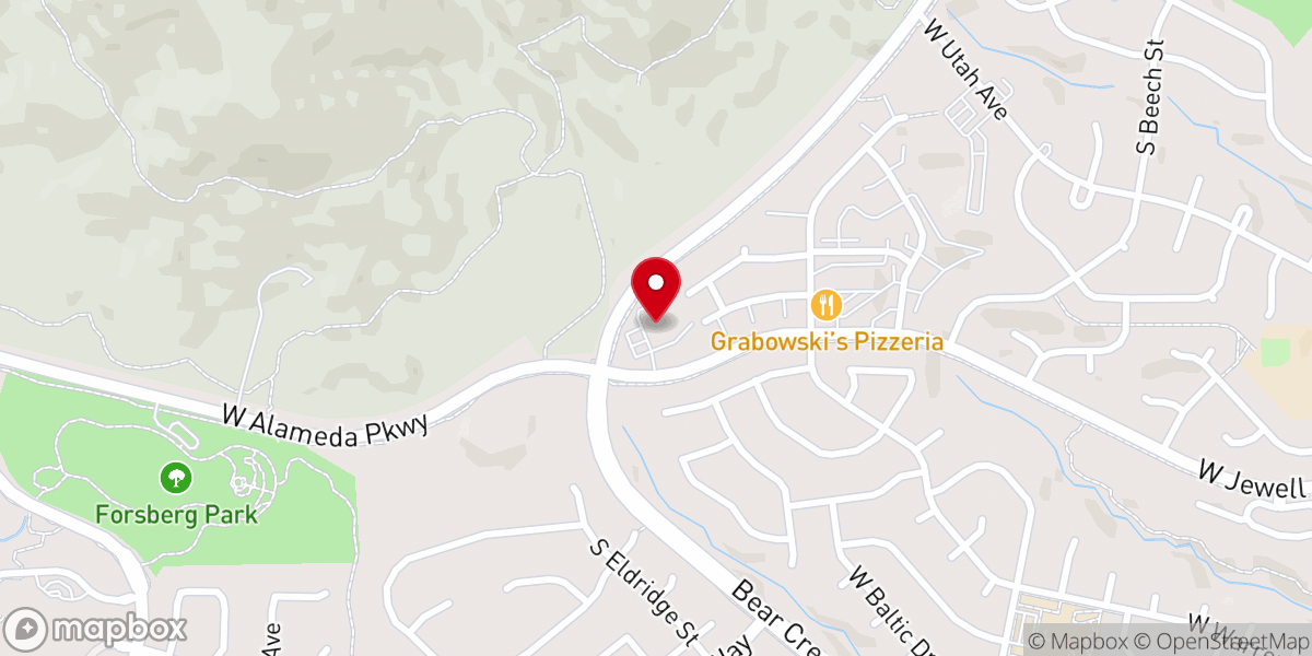 Map showing location of Lutheran Church on the Mountain