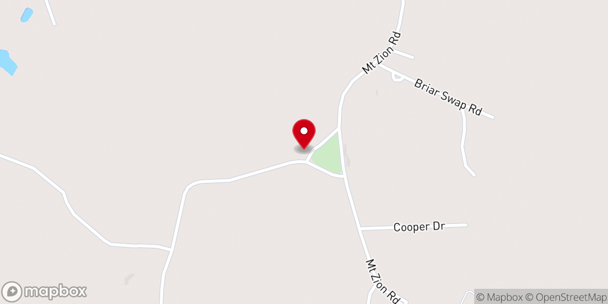 Map showing location of Mt Zion Cong Methodist Church