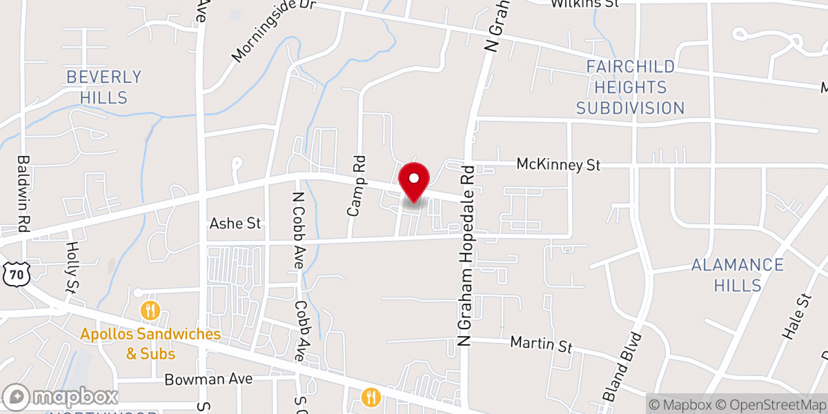 Map showing location of Iglesia Pentecostal JRS