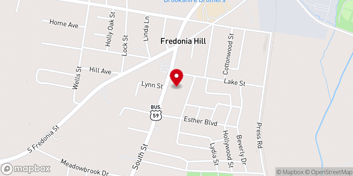 Map showing location of Nacogdoches Korean Baptist Church