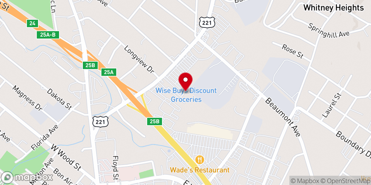 Map showing location of NEW LIFE DELIVERANCE WORSHIP CENTER CHURCH