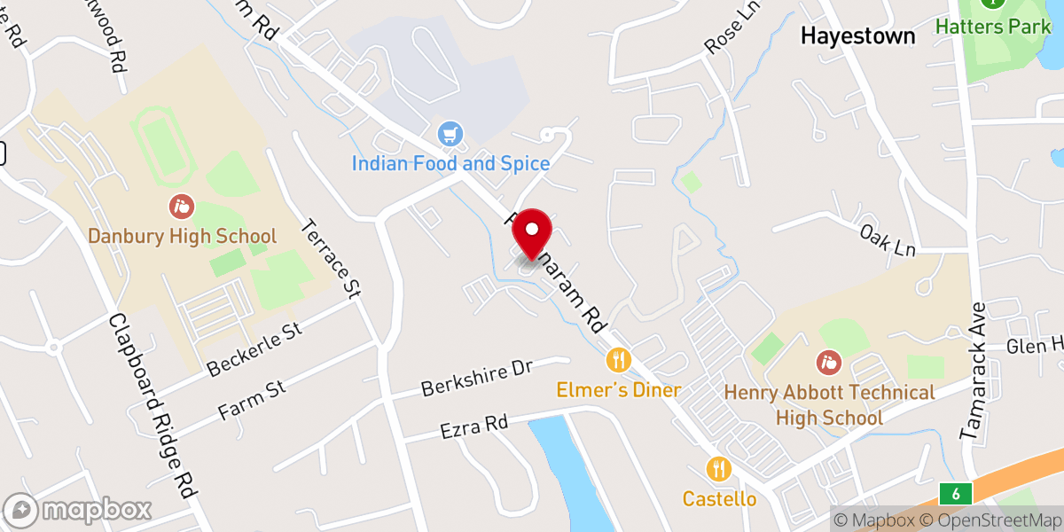 Map showing location of Christ Church of CT