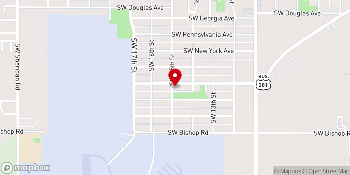 Map showing location of Powerhouse Church of God In Christ Ministries Inc