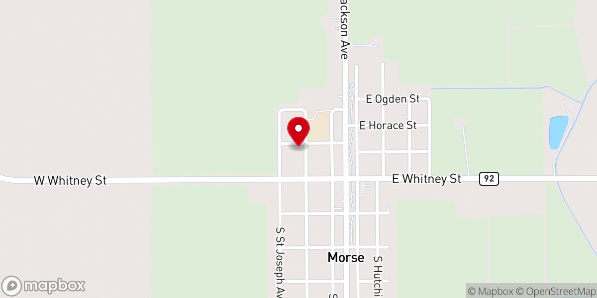 Map showing location of Immaculate Conception Catholic Church