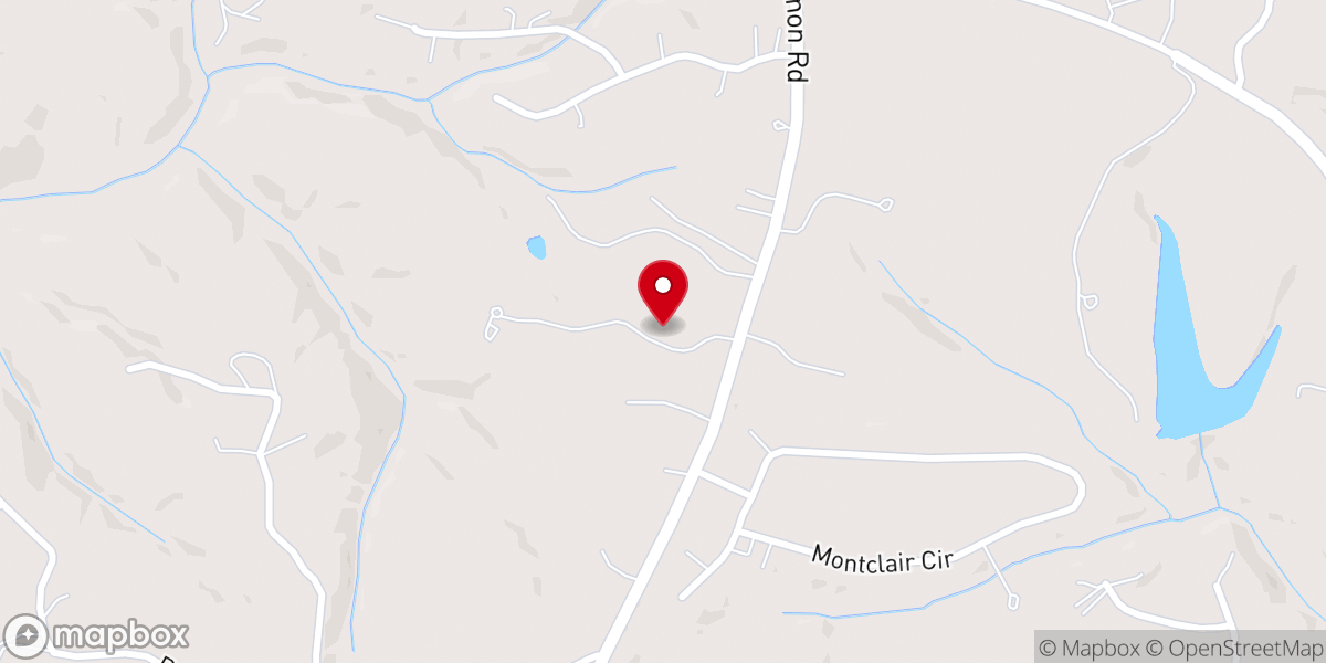 Map showing location of Bennett chapel