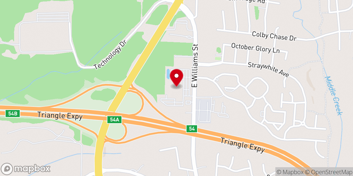 Map showing location of Hope Community Church