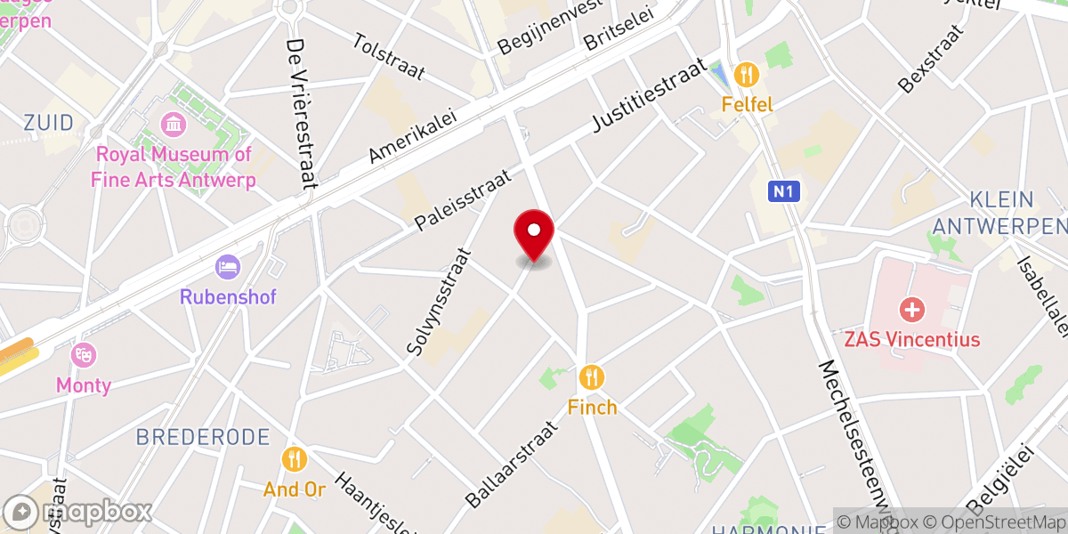 Map showing location of Protestantse Kerk De Wijngaard