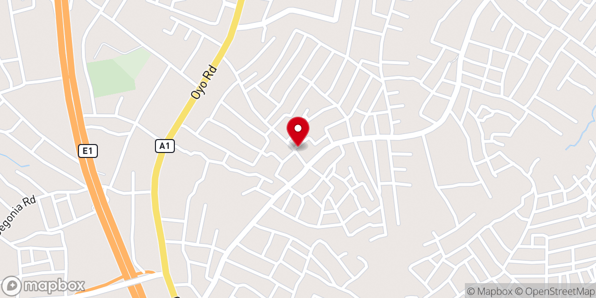 Map showing location of Anglican Church Of Transfiguration, Agodongbo