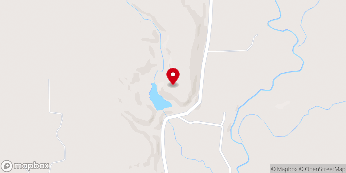 Map showing location of Cross Bar X Youth Ranch