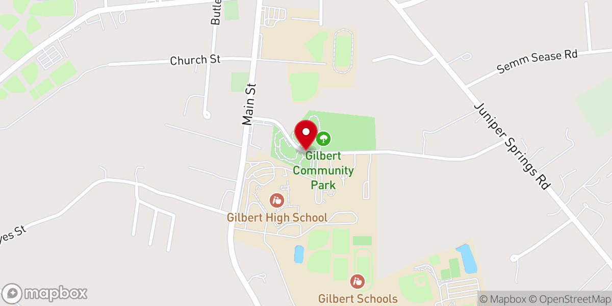 Map showing location of Lexington County Peach Festival