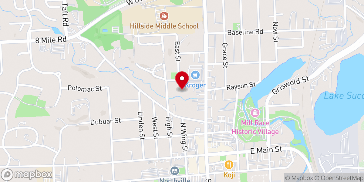 Map showing location of St. Paul Lutheran Church & School