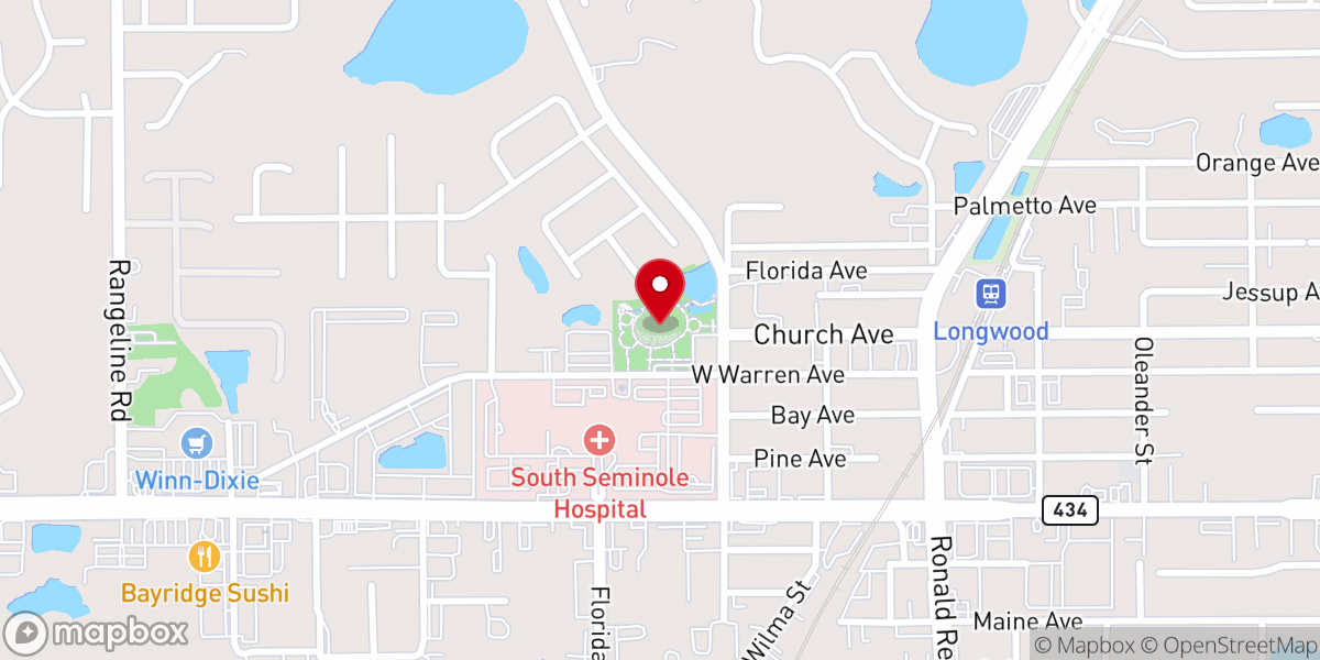 Map showing location of Reiter Park