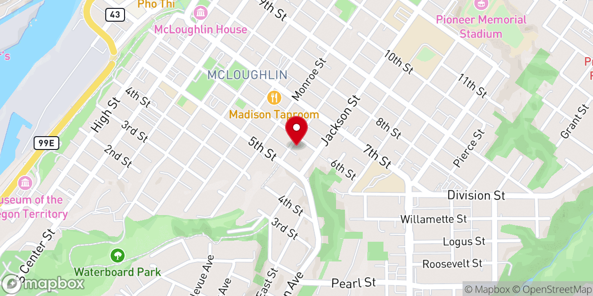 Map showing location of House of Myrrh Ministry
