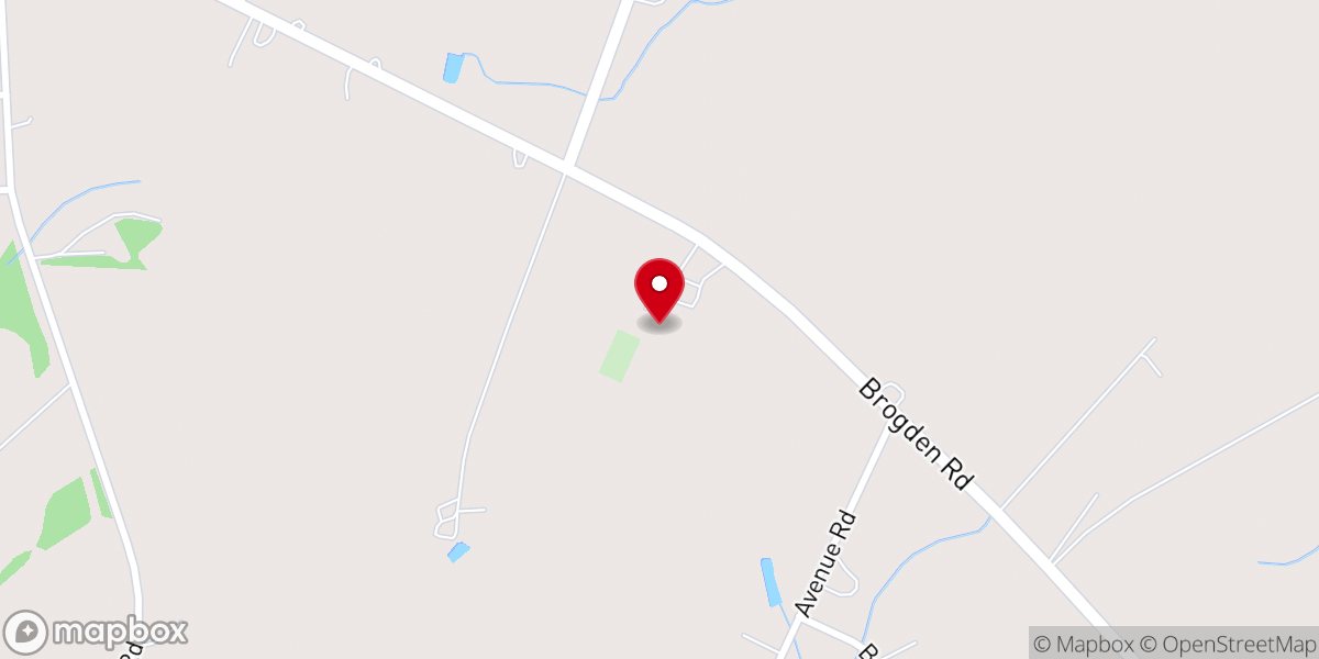 Map showing location of Tee's Chapel Free Will Baptist