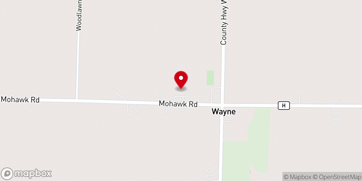 Map showing location of Community Church North Campus