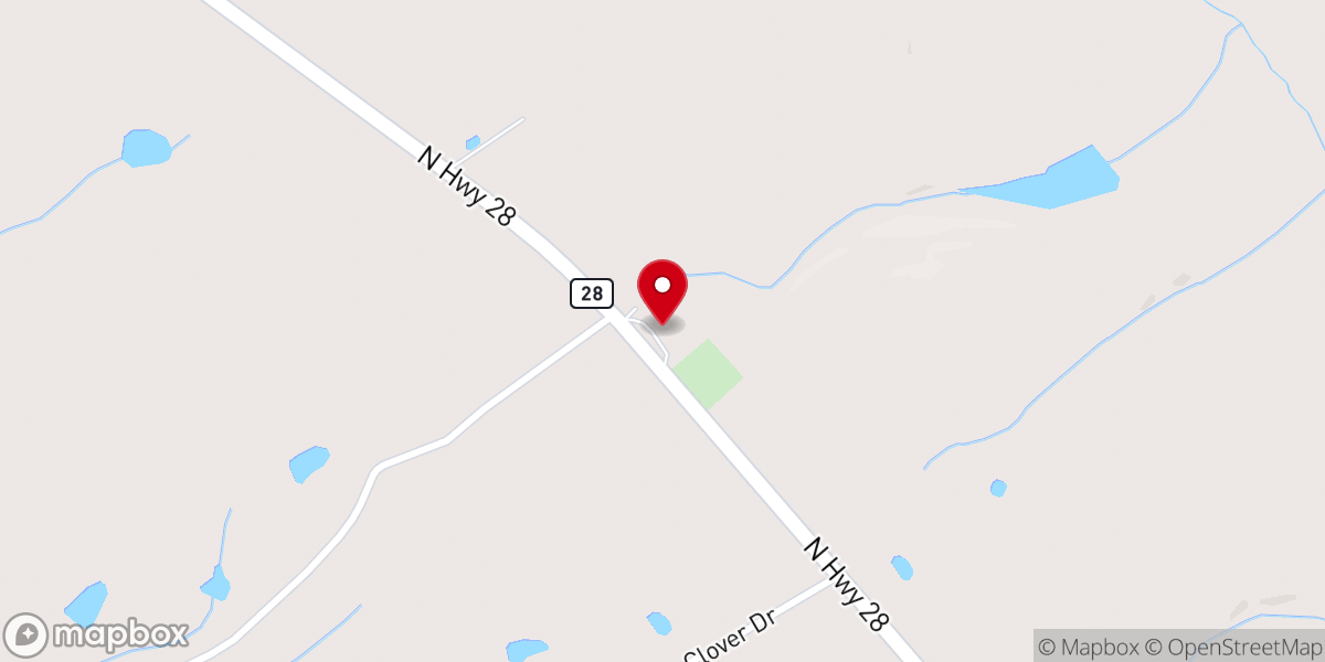 Map showing location of Little Mountain Presbyterian Church