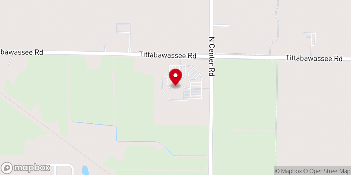 Map showing location of Hopevale Church - Saginaw Campus