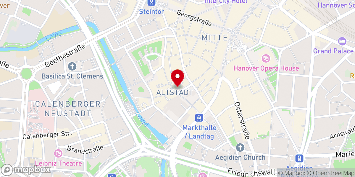 Map showing location of Wiedereintrittsstelle Pastor Stephan Lackner