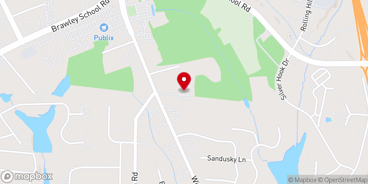 Map showing location of Harbor Church PCA