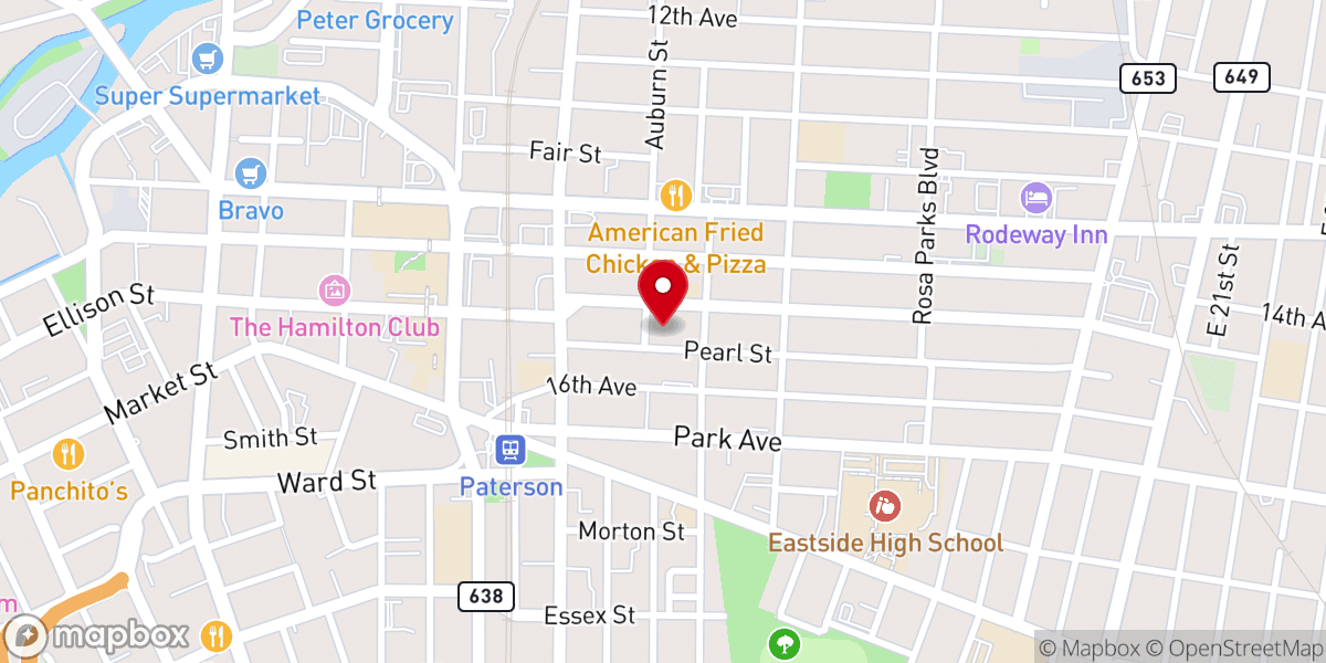 Map showing location of Miracle World Outreach Ministries